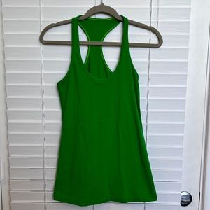 Lululemon Cool Racerback Tank - Green - Size 6